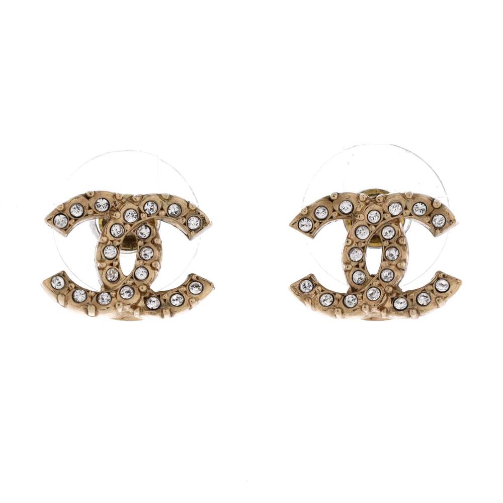 Chanel Cc Stud Earrings Metal With #269321C11B
